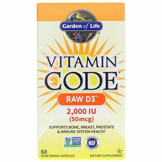 Vitamin Code Raw D3 2000 IU (50 Mcg), GOL